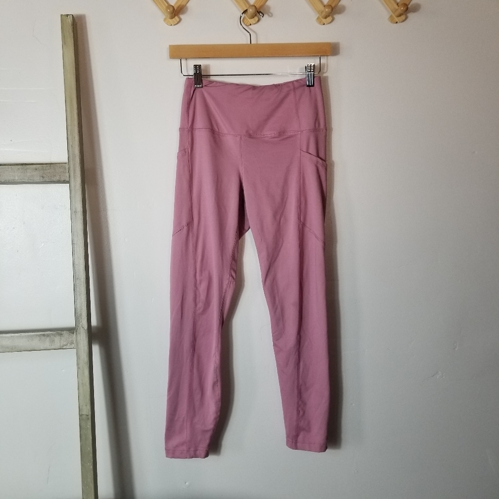 VELOCITY WOMEN'S PINK LEGGINGS ESTIMATED SIZE MEDIUM